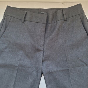 NWOT Eileen Fisher Women's Sz 6 Wool Lightweight 2 Pockets Dress Pants Gray